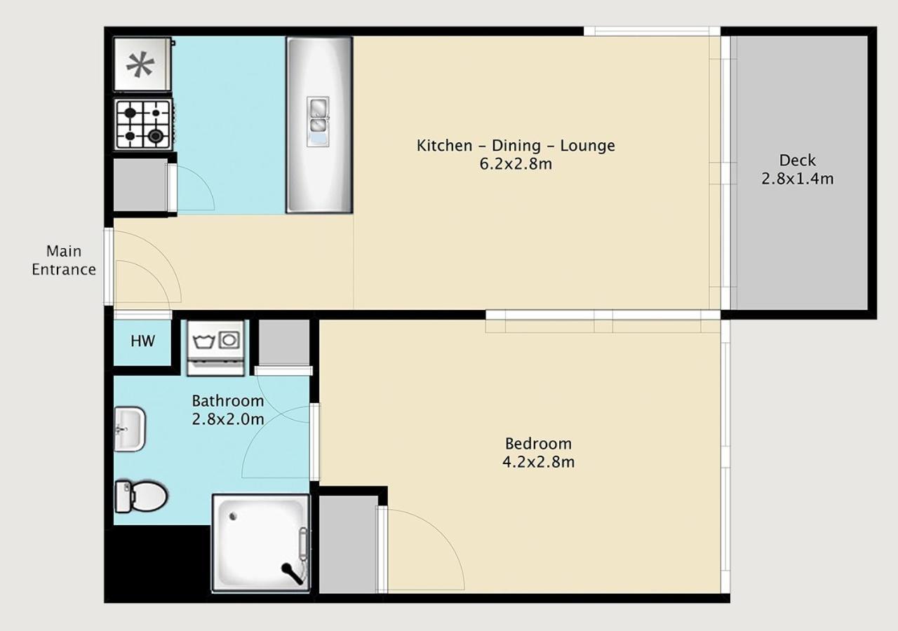 Apartamento Qv Cosy In The Viaduct Auckland Exterior foto